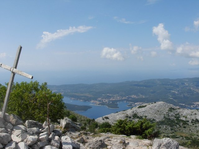Pogled iz vrha proti jugu